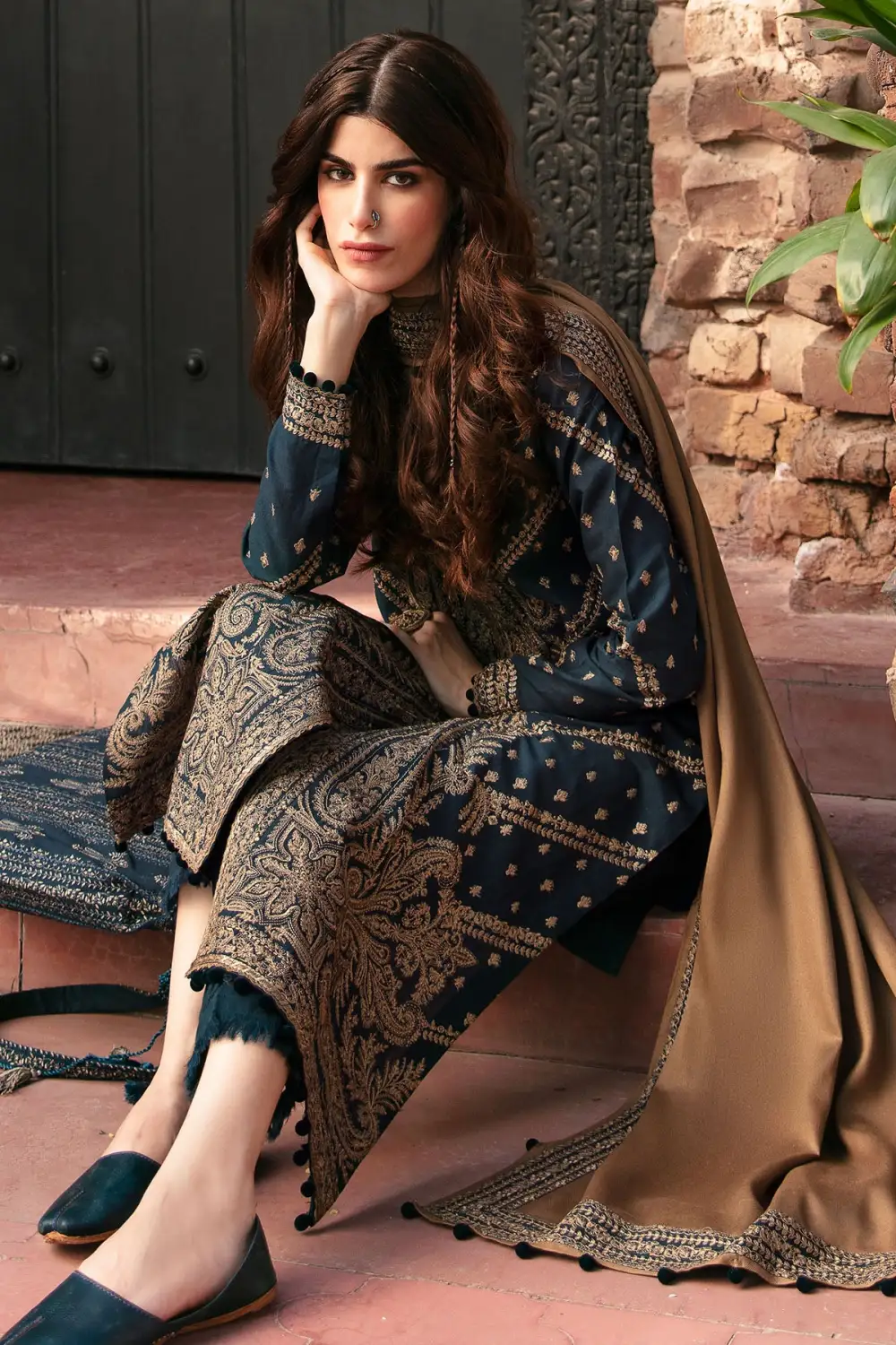 EMBROIDERED SLUB KHADDAR SETS