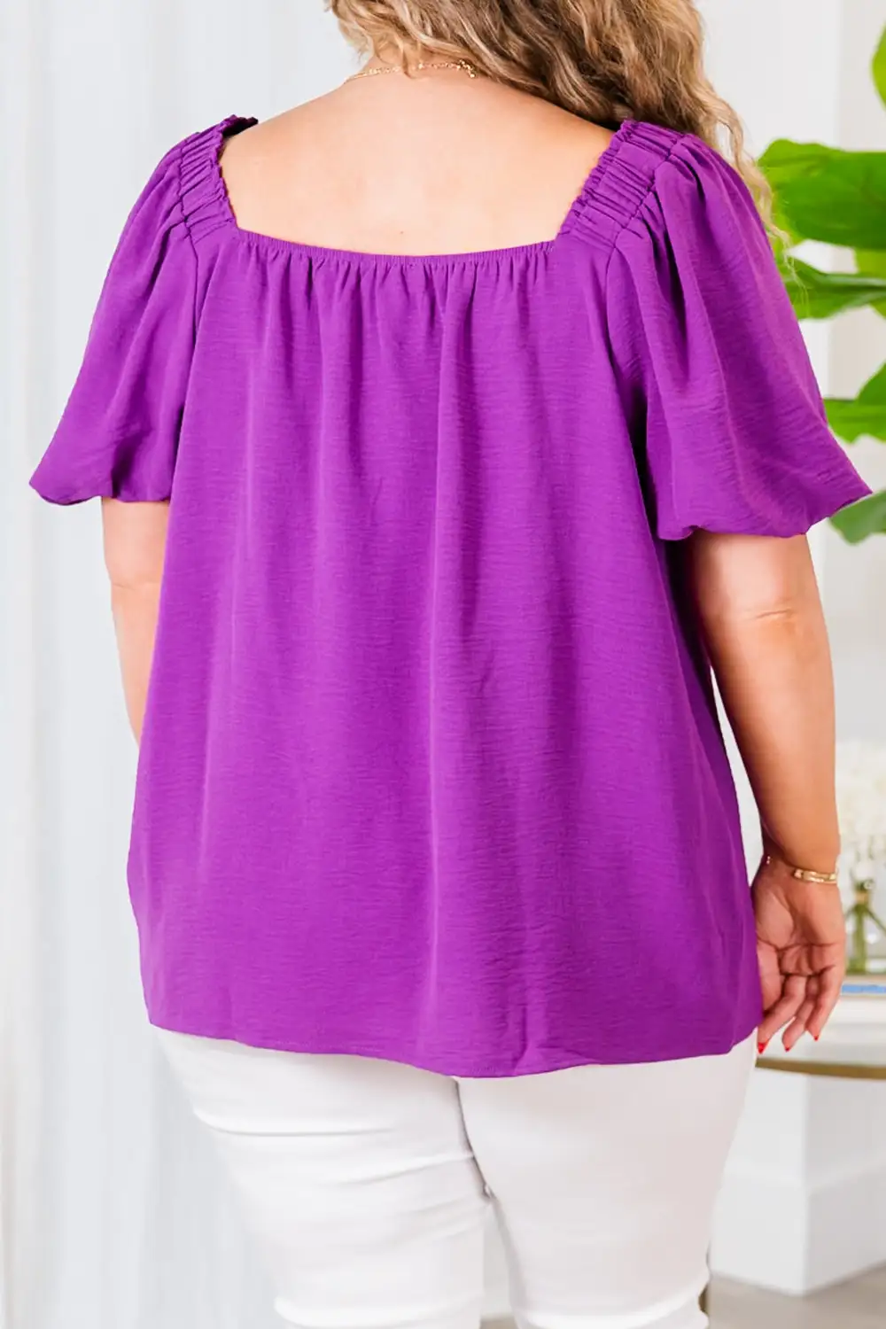 Creating Boundaries Top, Magenta-Purple