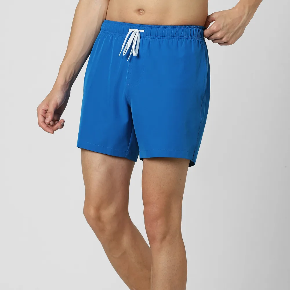 Stretch Swim Solid-Blue