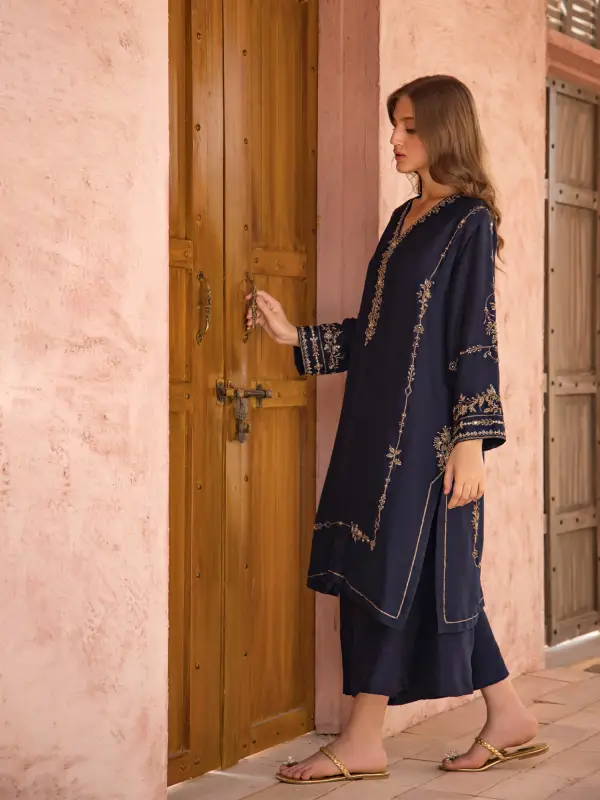 RAYA KURTA W/ CULOTTES & DUPATTA