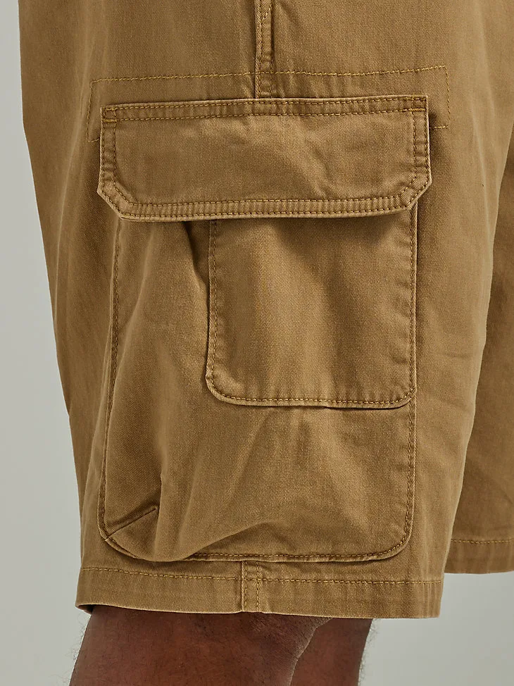 WRANGLER® MEN'S FIVE STAR PREMIUM STACKED CARGO SHORT IN TWILL