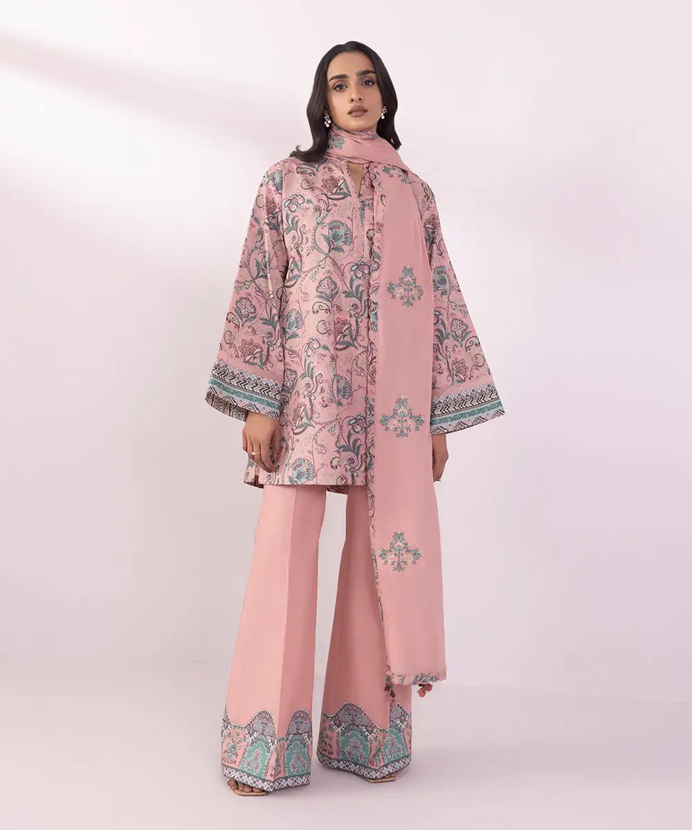 3 Piece - Embroidered Lawn Suit