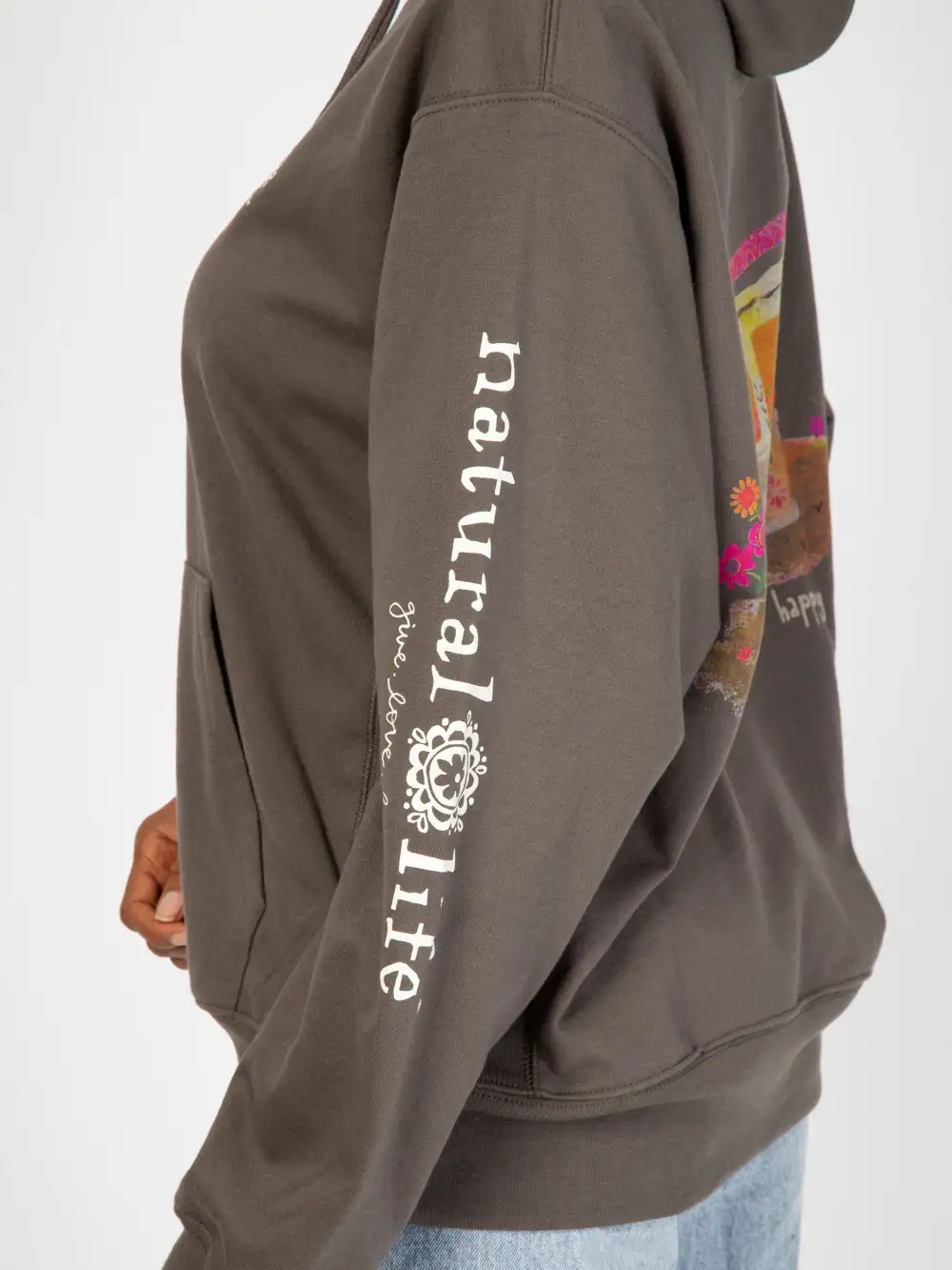 Natural Life Hoodie Sweatshirt - Makes You Happy