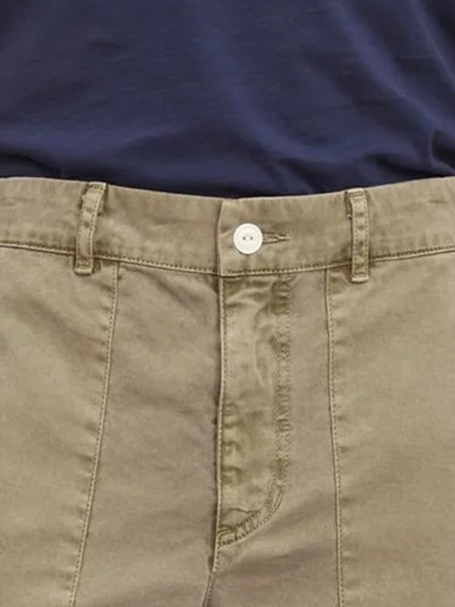 Solid Pocket Back Daily Shorts