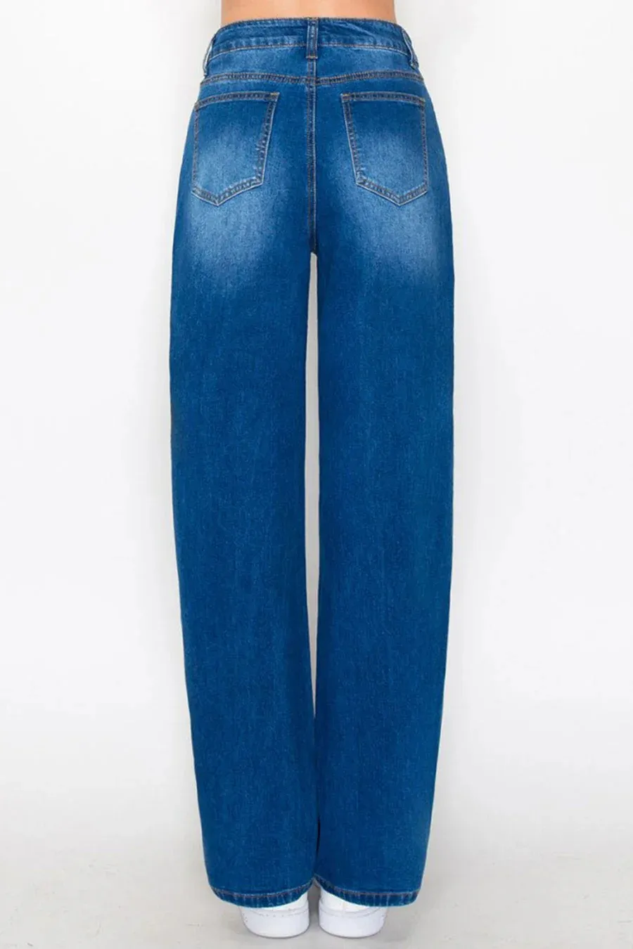 WAXJEAN Basic Wide Leg Jeans