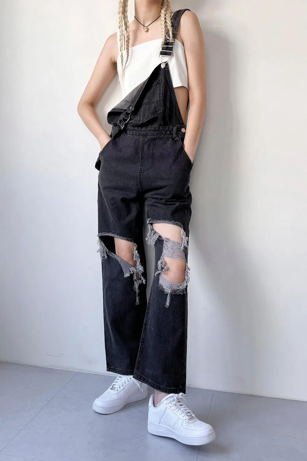 Nora Cut Out Overalls