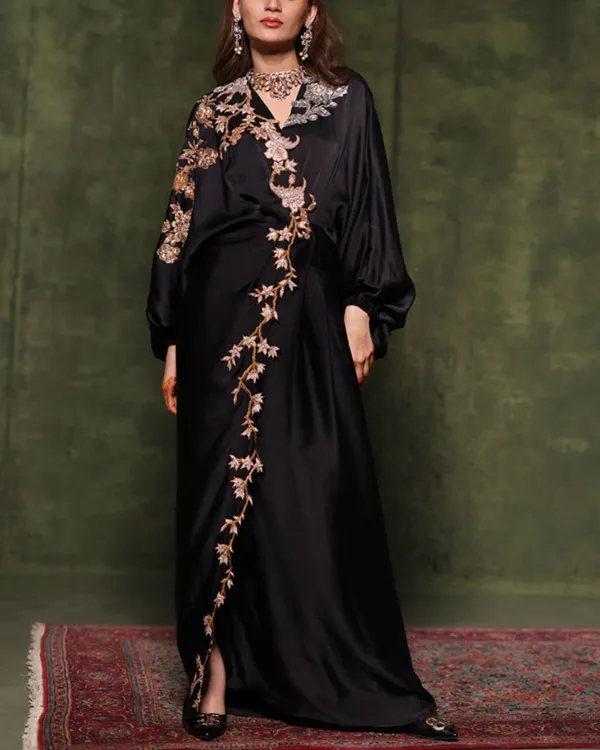 Elegant Embroidered Kaftan