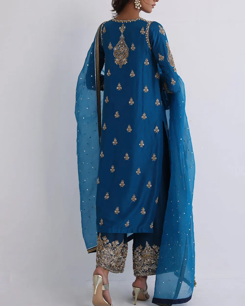 Vintage embroidered kaftan