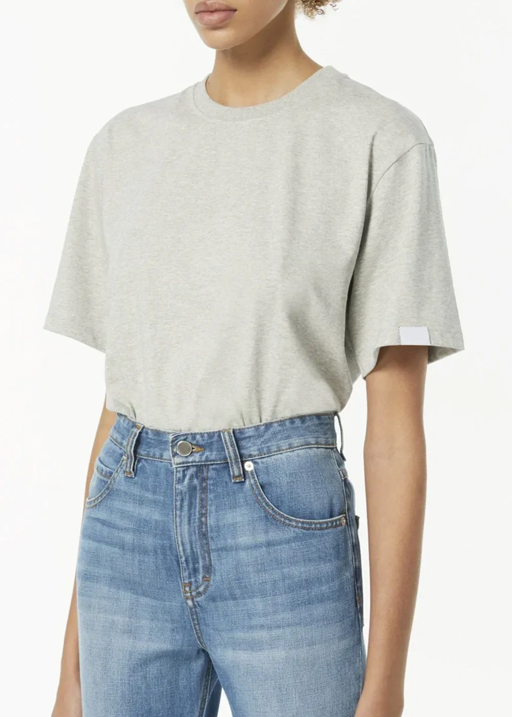 Solid Victoria Crop Tee