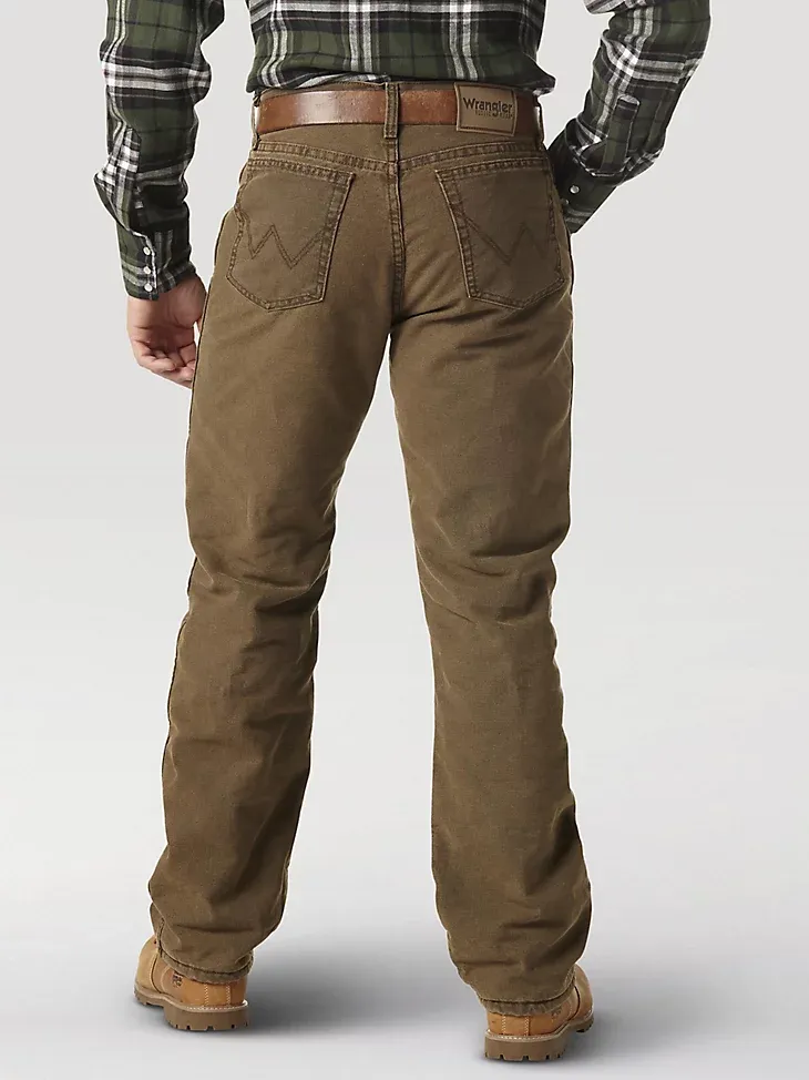 WRANGLER RUGGED WEAR® THERMAL JEAN IN NIGHT BROWN