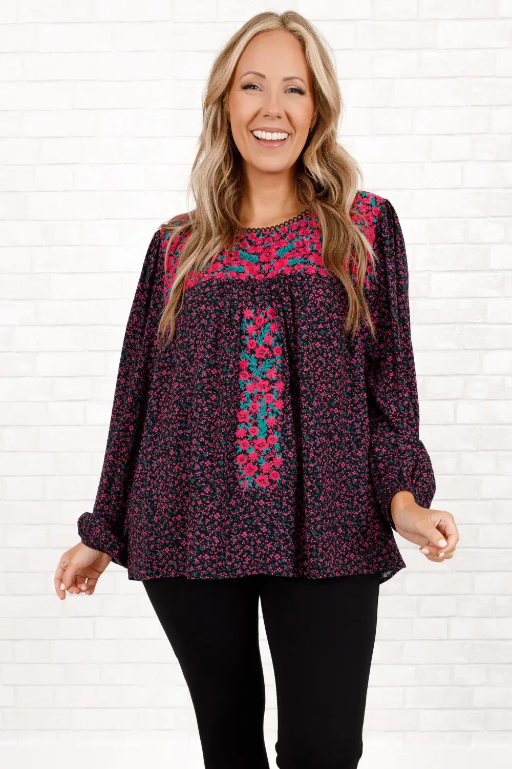 Sweet Sara Blouse, Purple