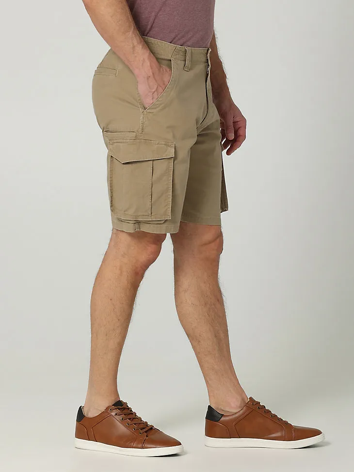 MEN'S FREE TO STRETCH RIPSTOP CARGO SHORT IN DEEP DEPTHS