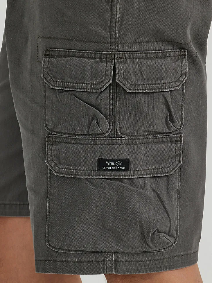 WRANGLER® MEN'S FIVE STAR PREMIUM STACKED CARGO SHORT IN TWILL