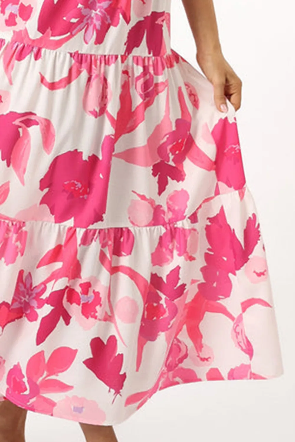 MONIKA MAXI DRESS - PINK FLORAL