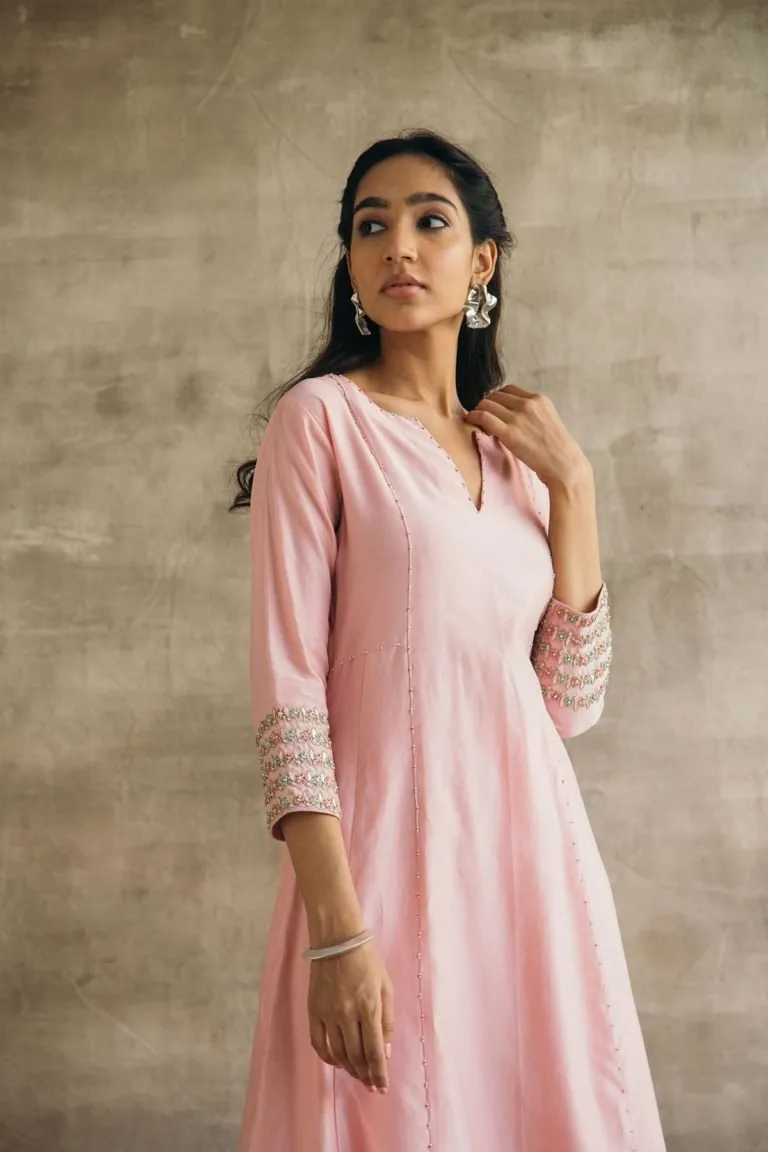 Gota Embroidered Kurta Set