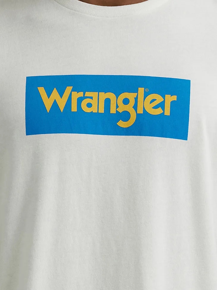 MEN'S BOX LOGO T-SHIRT IN MARSHMALLOW