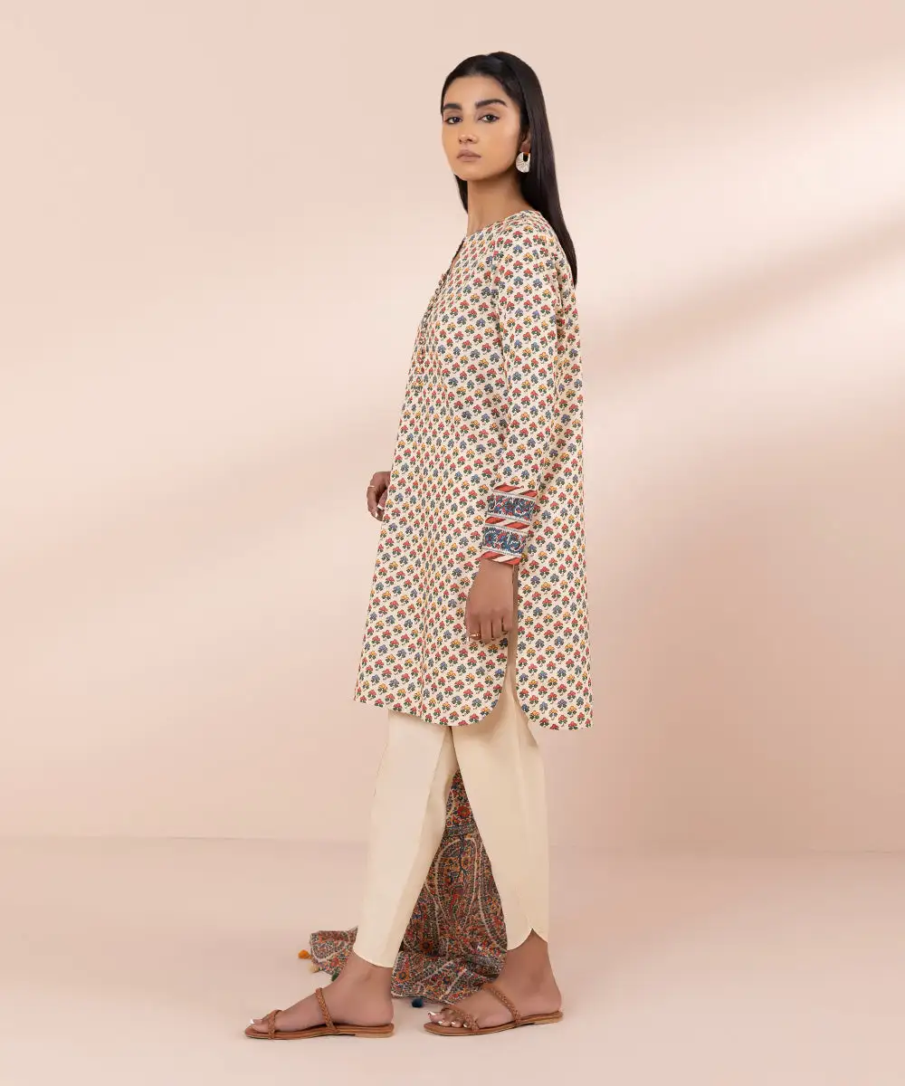 3 Piece - Printed Lawn Suit