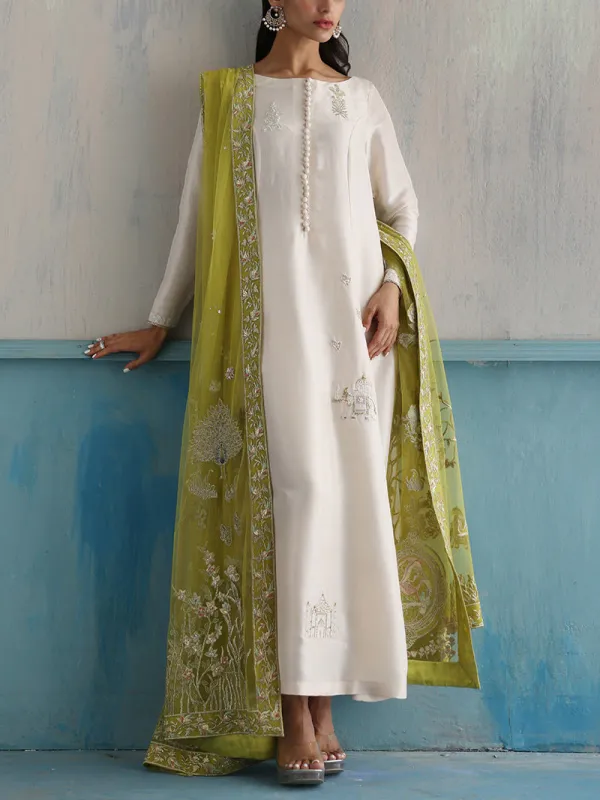 Elegant embroidered kaftan