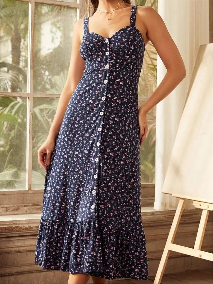 Party on the Prairie Grounds Midi Dress