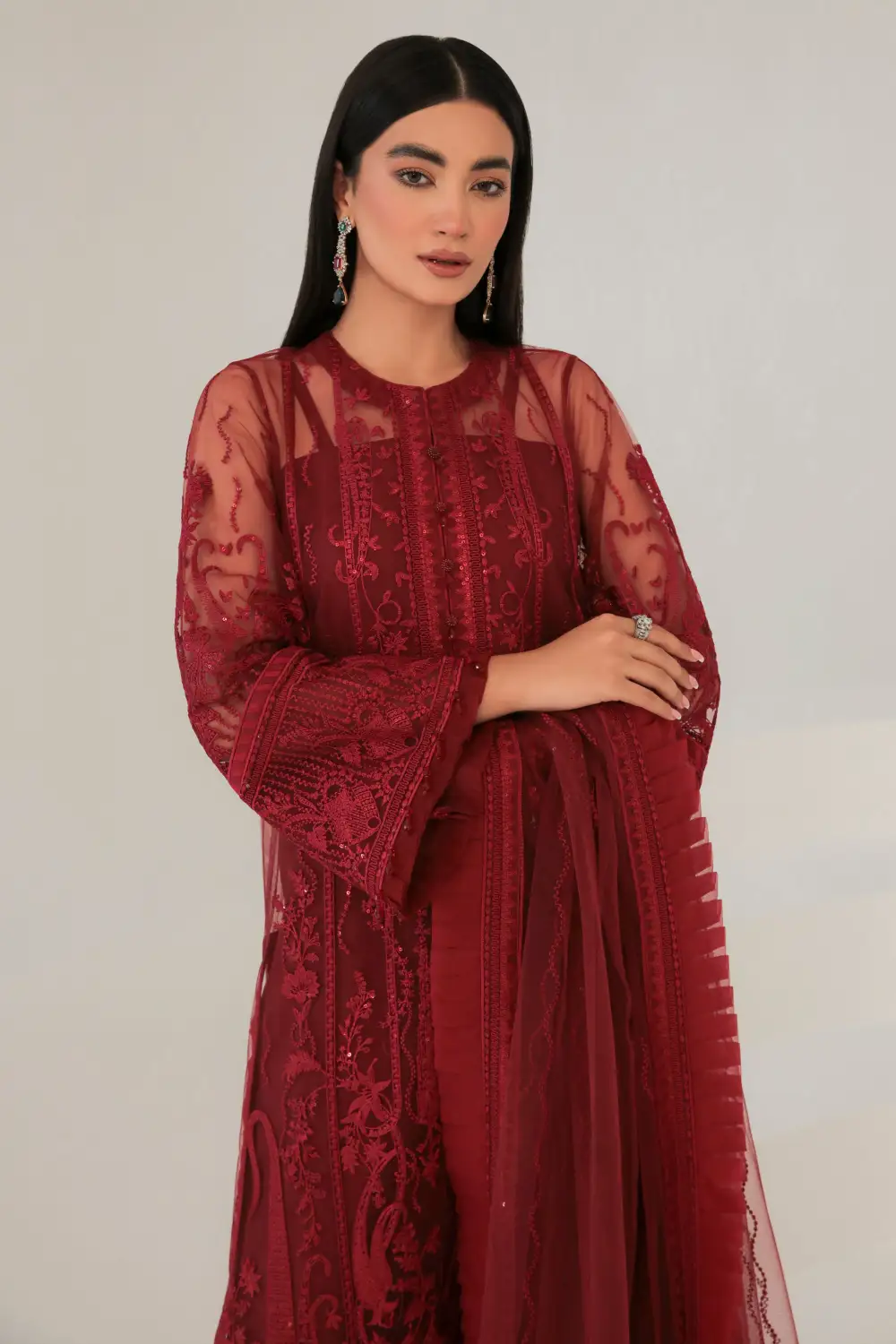 EMBROIDERED NET SETS