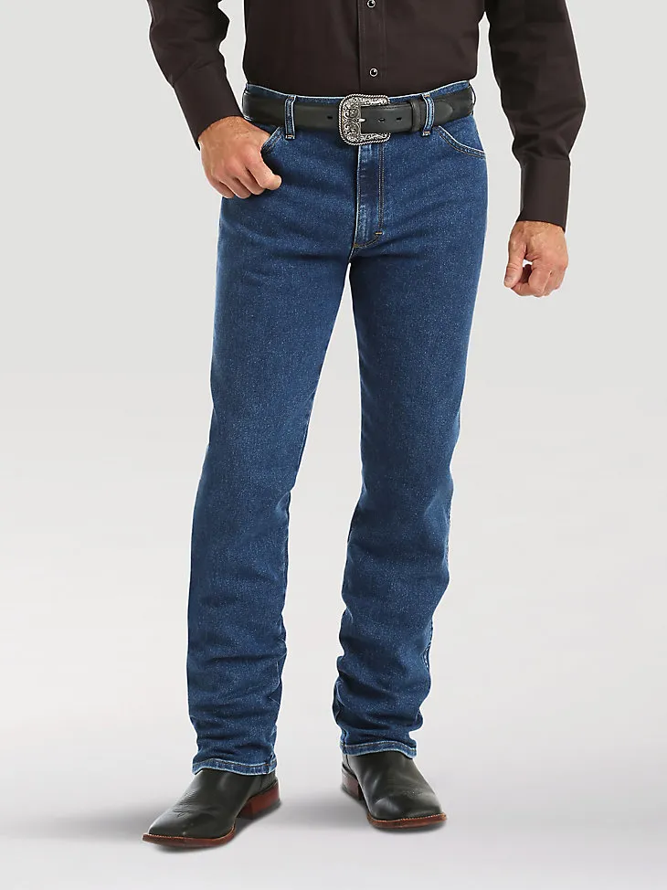 WRANGLER® COWBOY CUT® ORIGINAL FIT ACTIVE FLEX JEANS IN BLACK