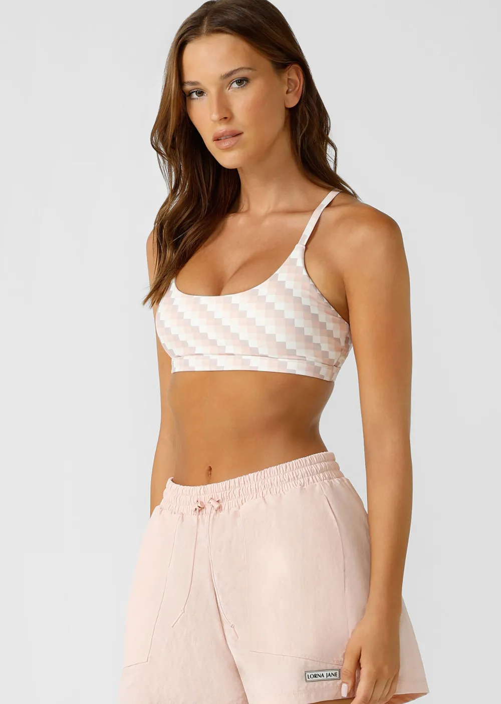 Sunkissed Gingham Sports Bra