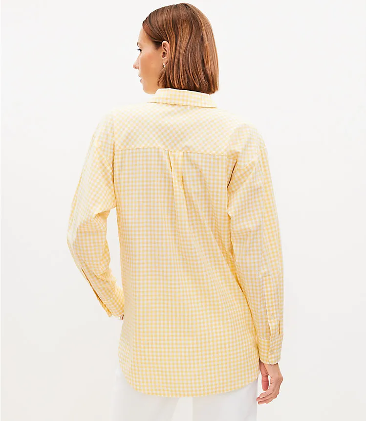 Gingham Oversized Everyday Shirt