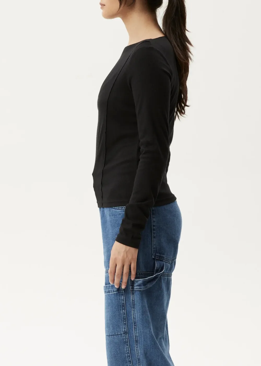 MIRAGE BAMBOO - SHEER LONG SLEEVE TOP