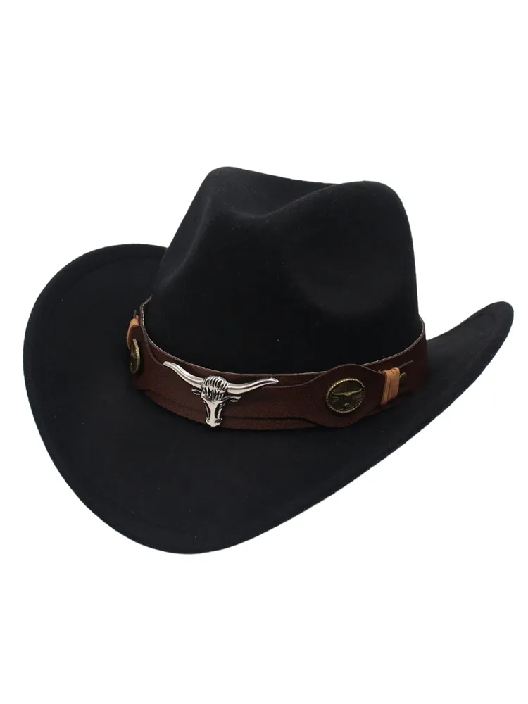 Western Bull Head Deco Cowboy Cowgirl Hat