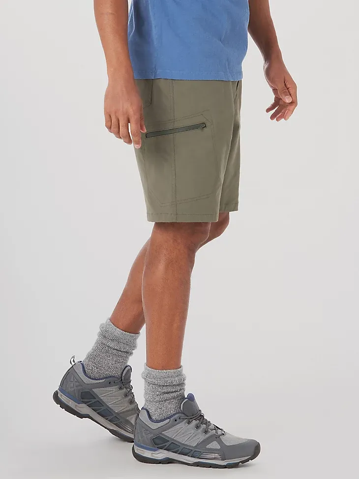 MEN'S WRANGLER AUTHENTICS® COMFORT WAIST CARGO SHORT IN SAGEBRUSH