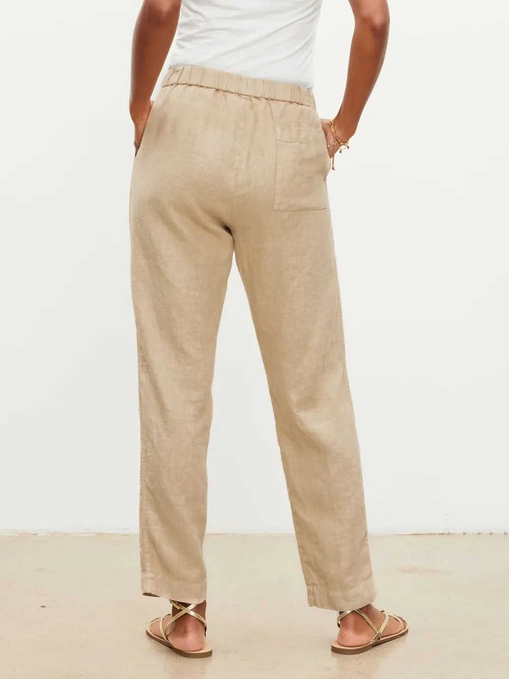 Jessie Heavy Linen Pant