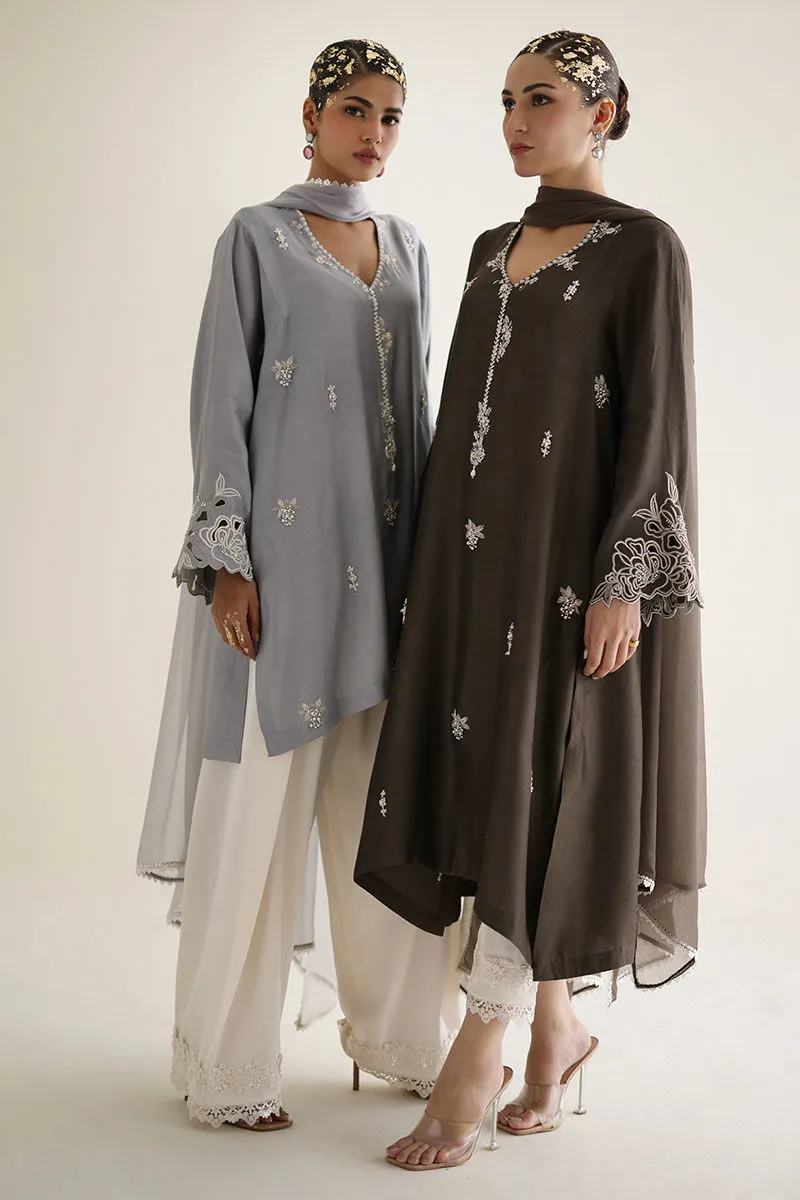 Embroidered khaadi shirt sets