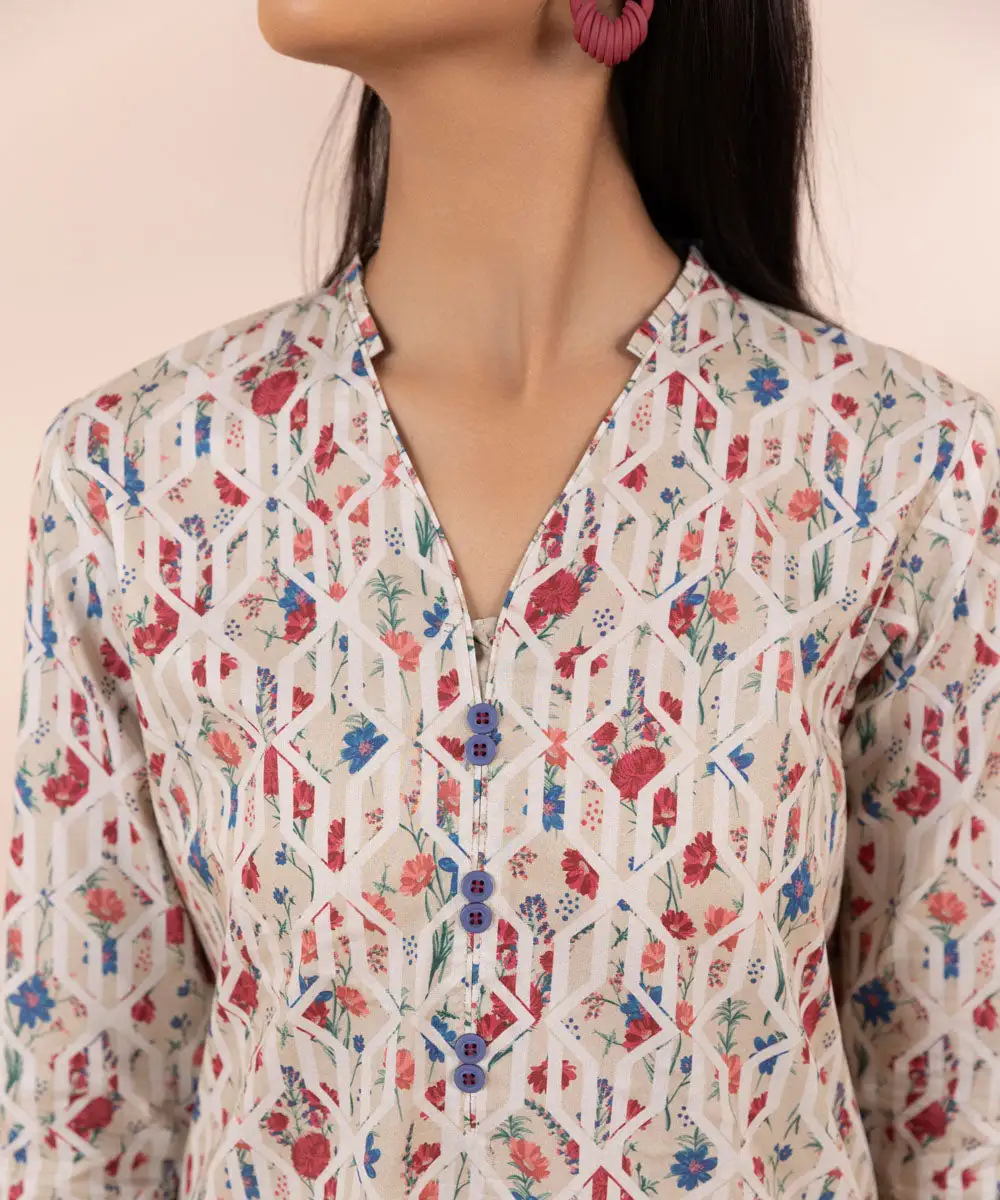 2 Piece - Printed Lawn Suit