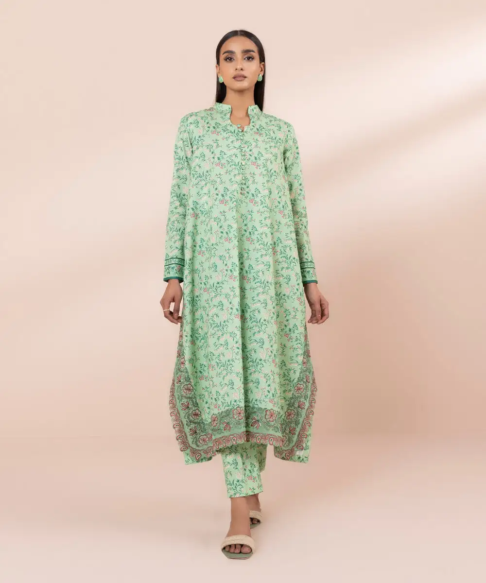 2 Piece - Embroidered Lawn Suit