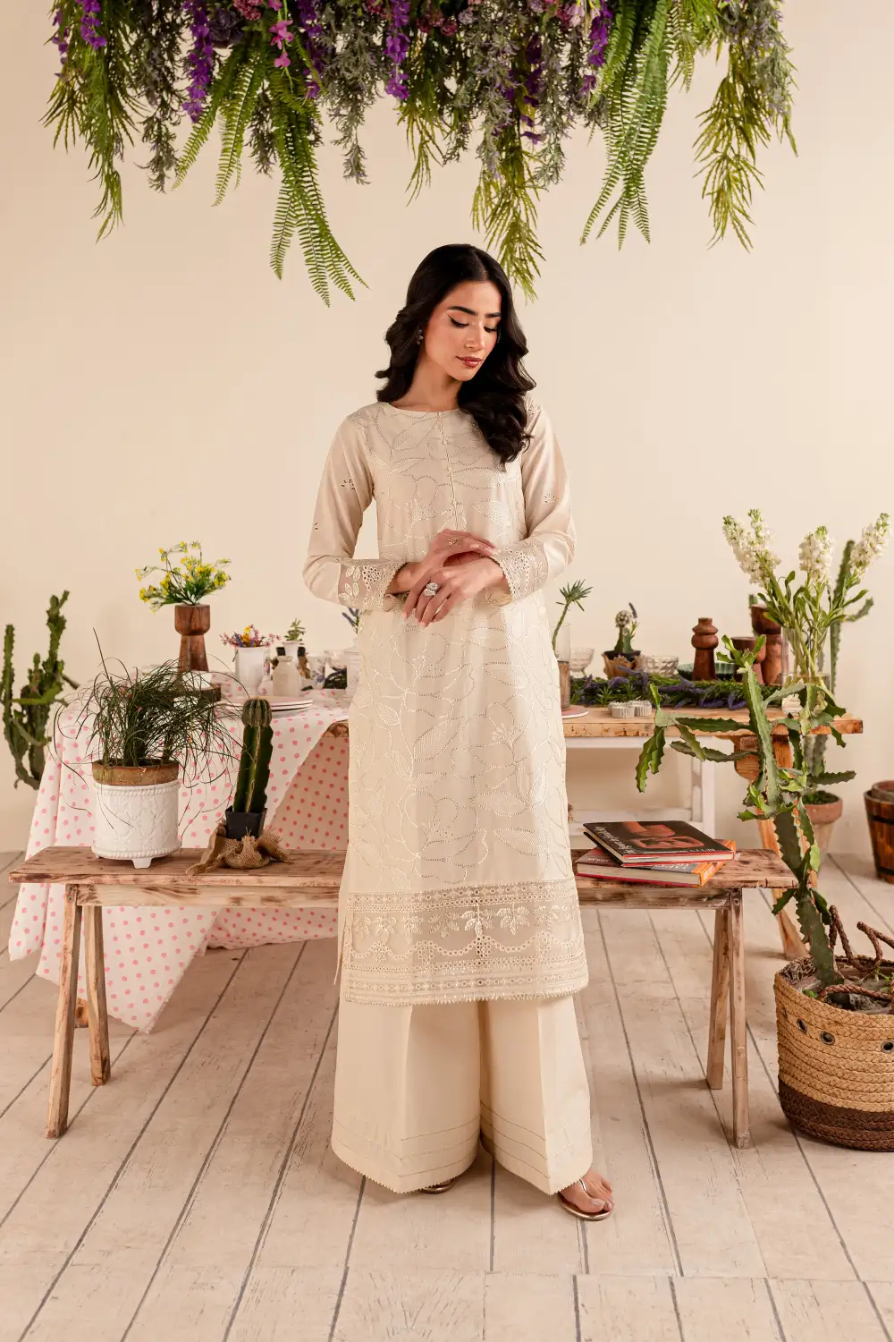 Genesis 2Pc - Embroidered Lawn Dress