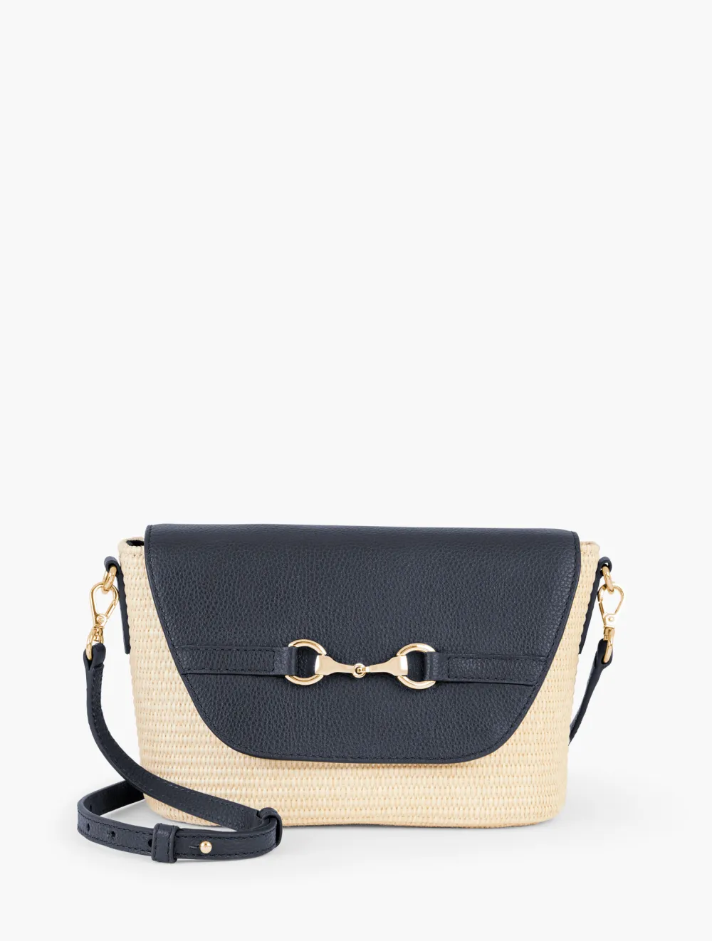 Raffia Crossbody Bag