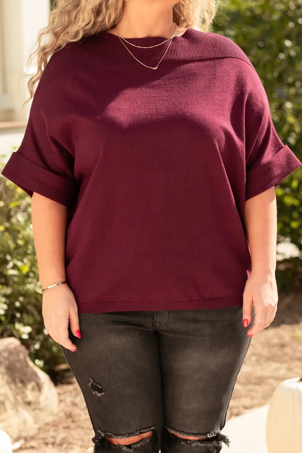 Hey Beauty Top, Plum