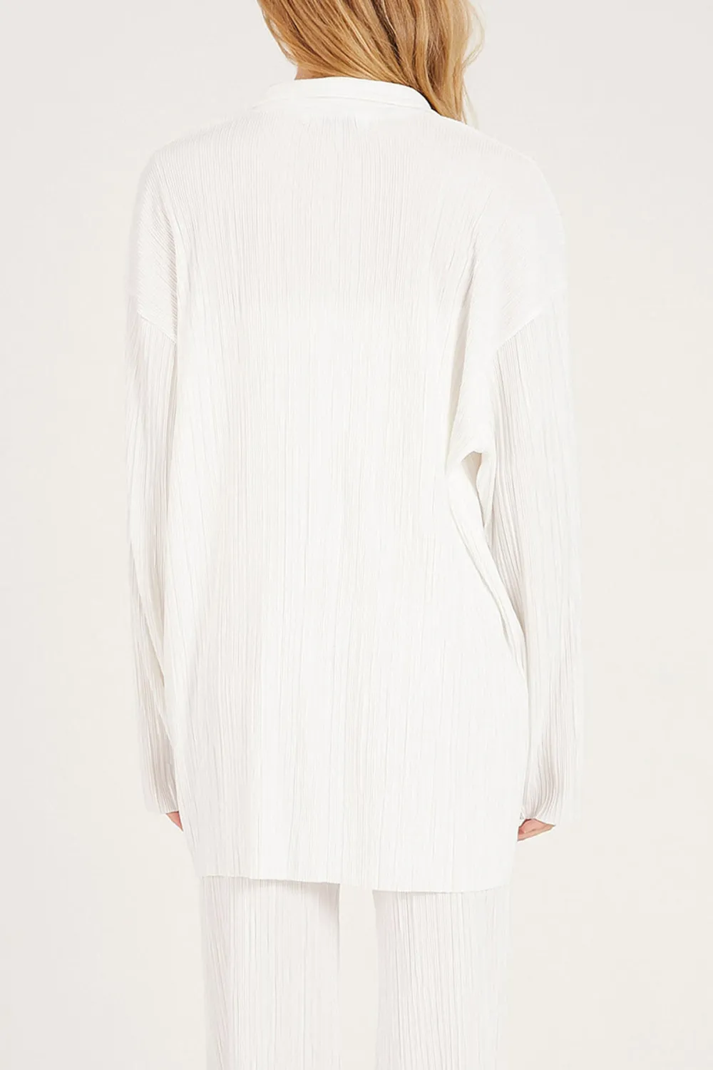 Maria Oversized Plisse Shirt