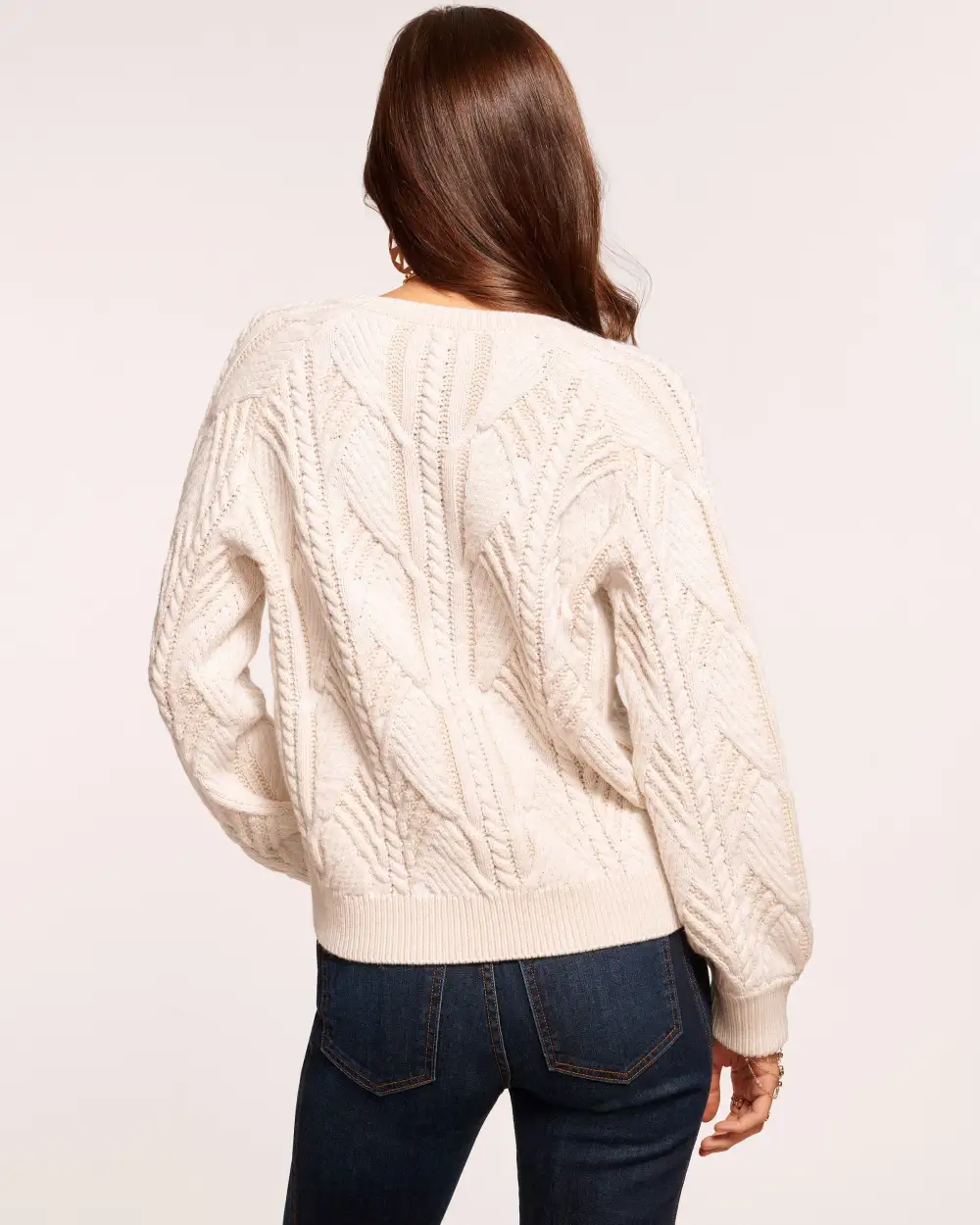 Trinity Embellished V-Neck Sweater