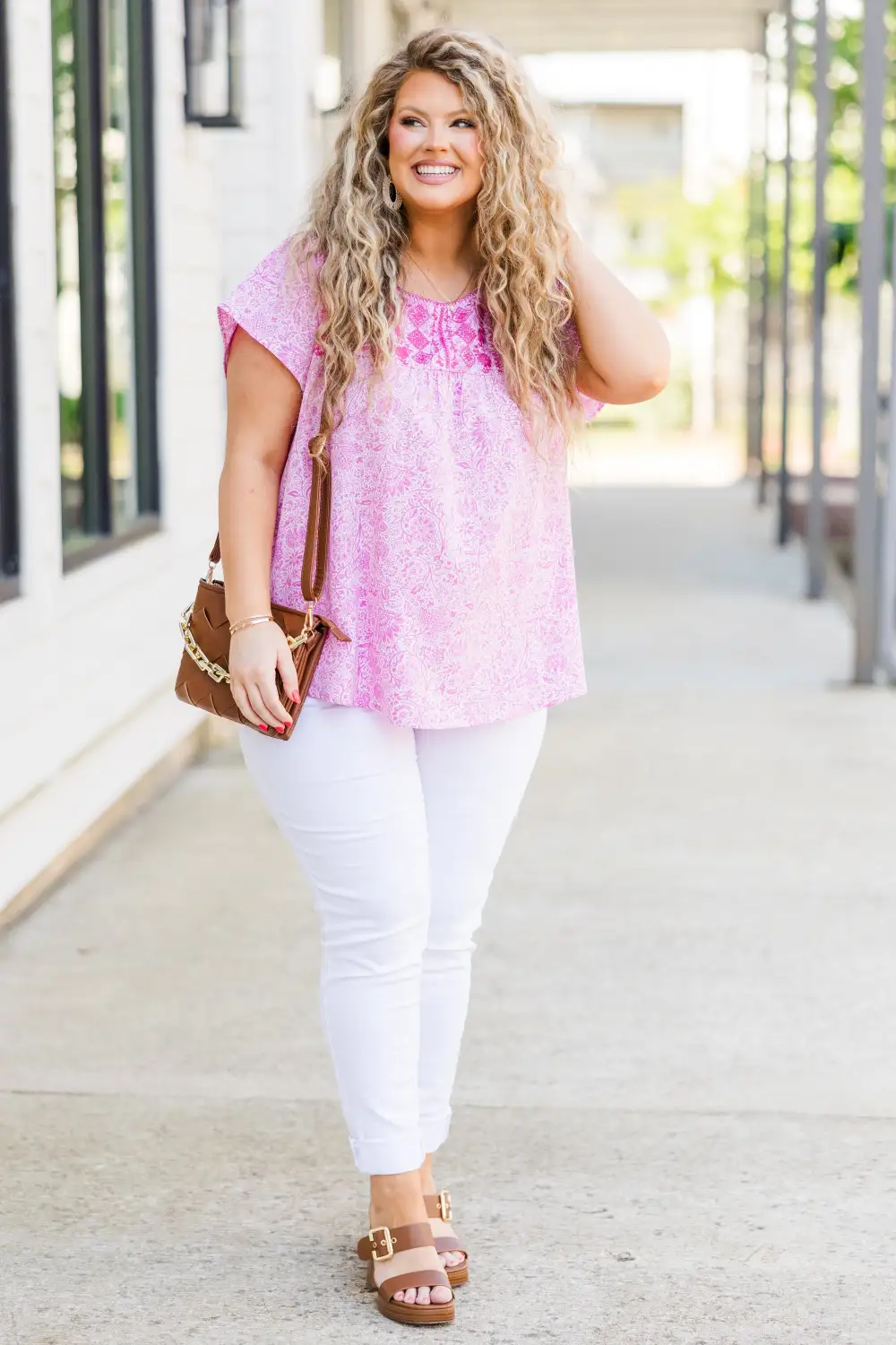 Charitable Love Top, Pink