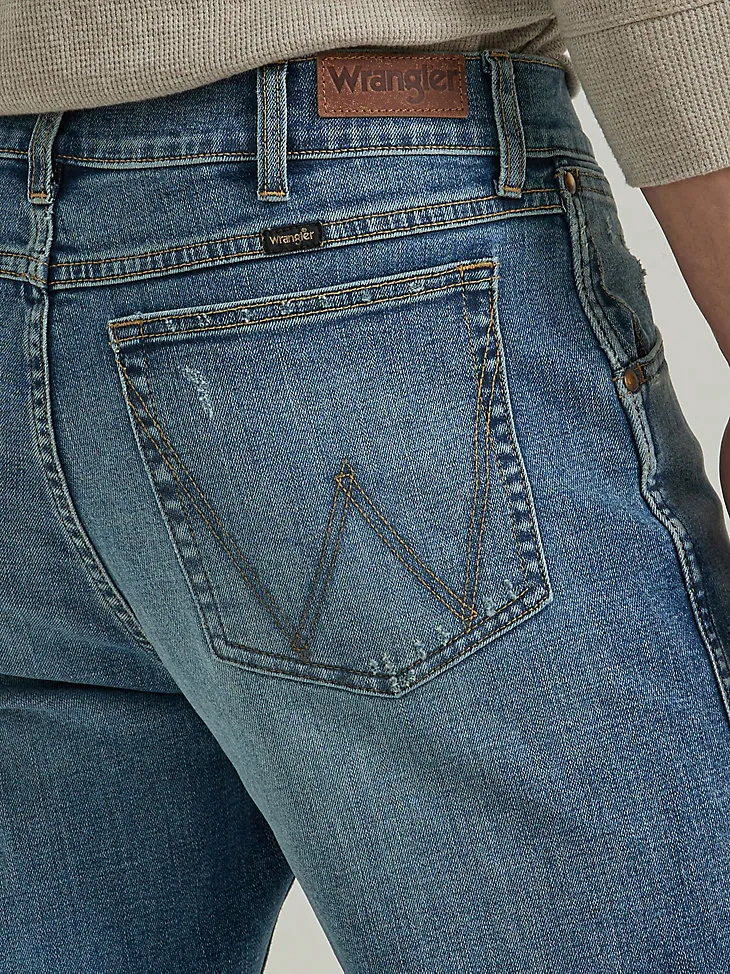 MEN'S TAPERED REGULAR FIT JEAN IN GREY WASH