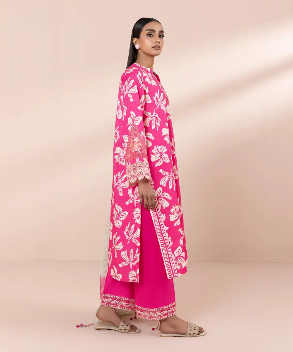 3 Piece - Embroidered Lawn Suit