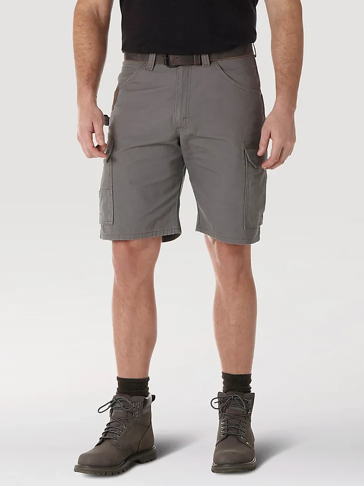 WRANGLER® RIGGS WORKWEAR® RIPSTOP RANGER CARGO SHORT IN BARK