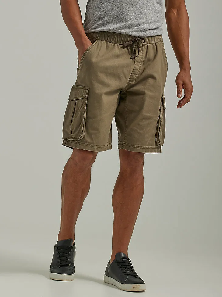 MEN'S FREE TO STRETCH™ DRAWSTRING CARGO SHORT IN ACORN