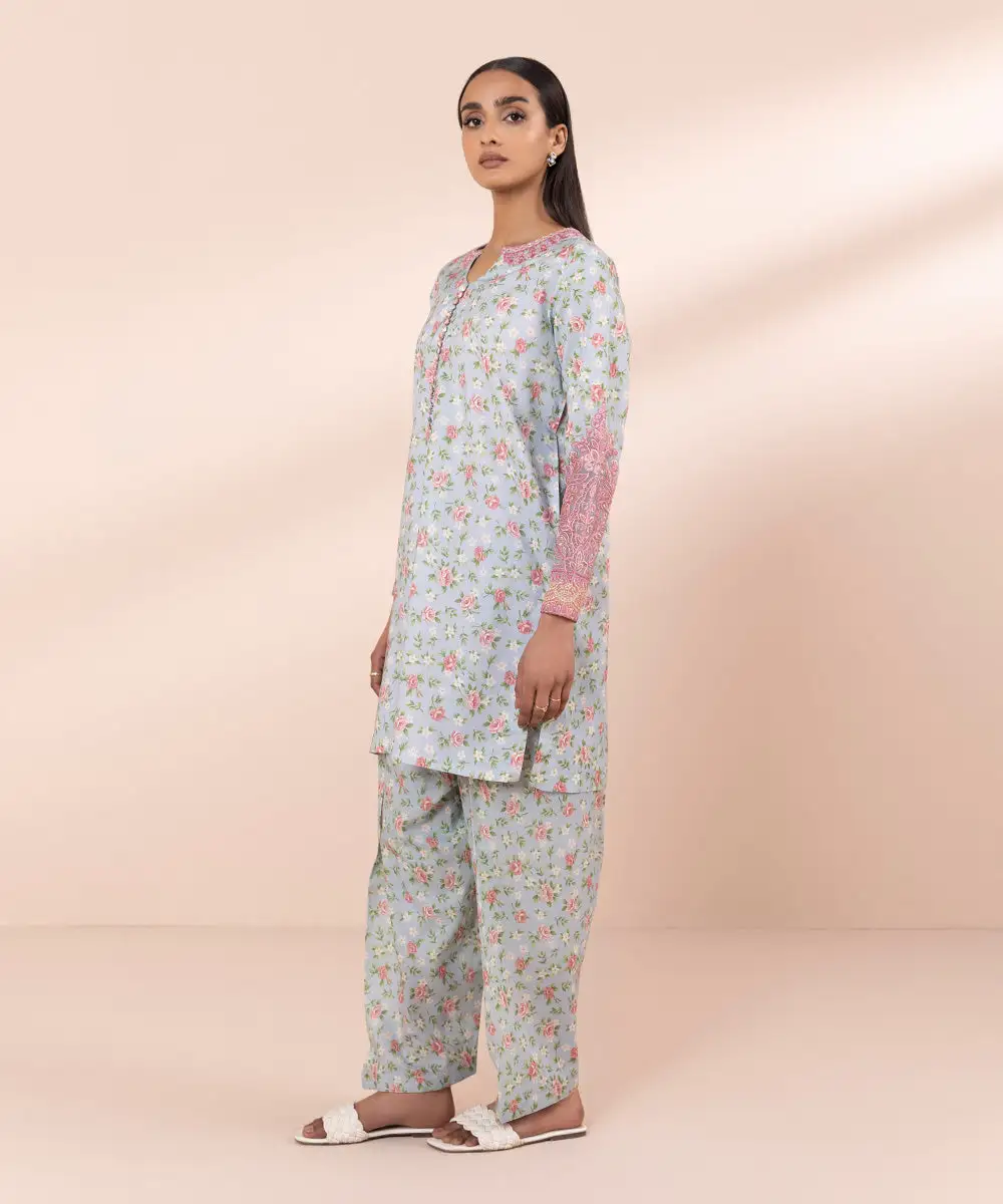 2 Piece - Embroidered Lawn Suit