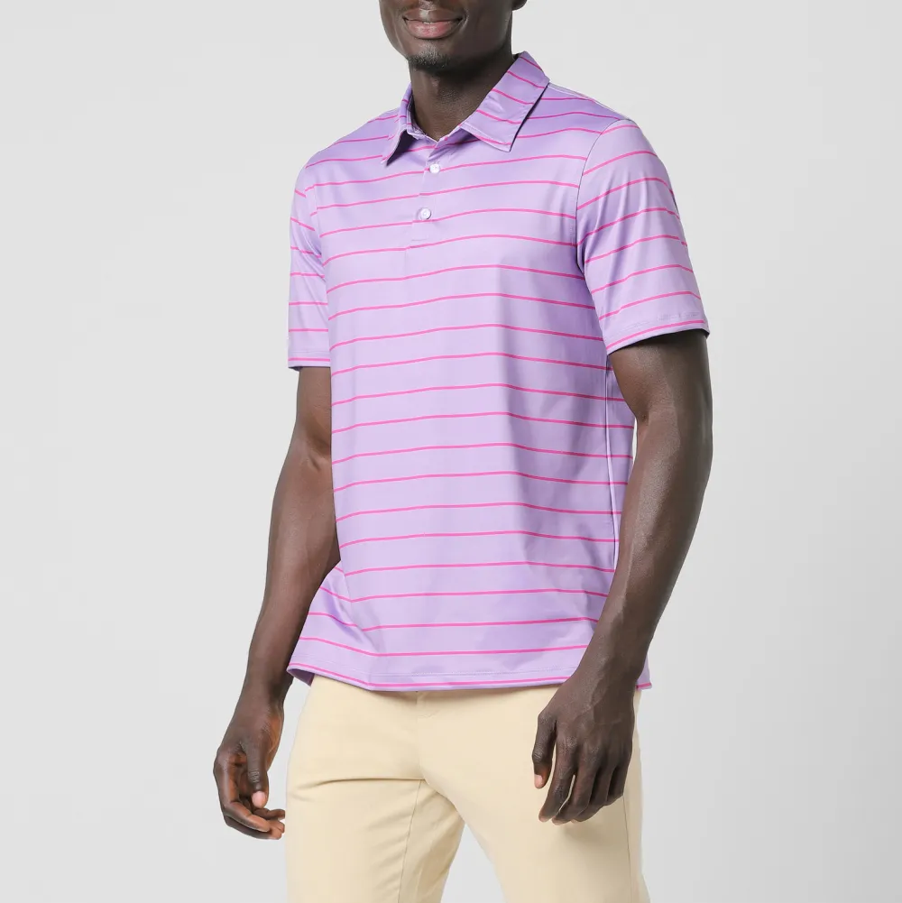 Performance Stripe Polo