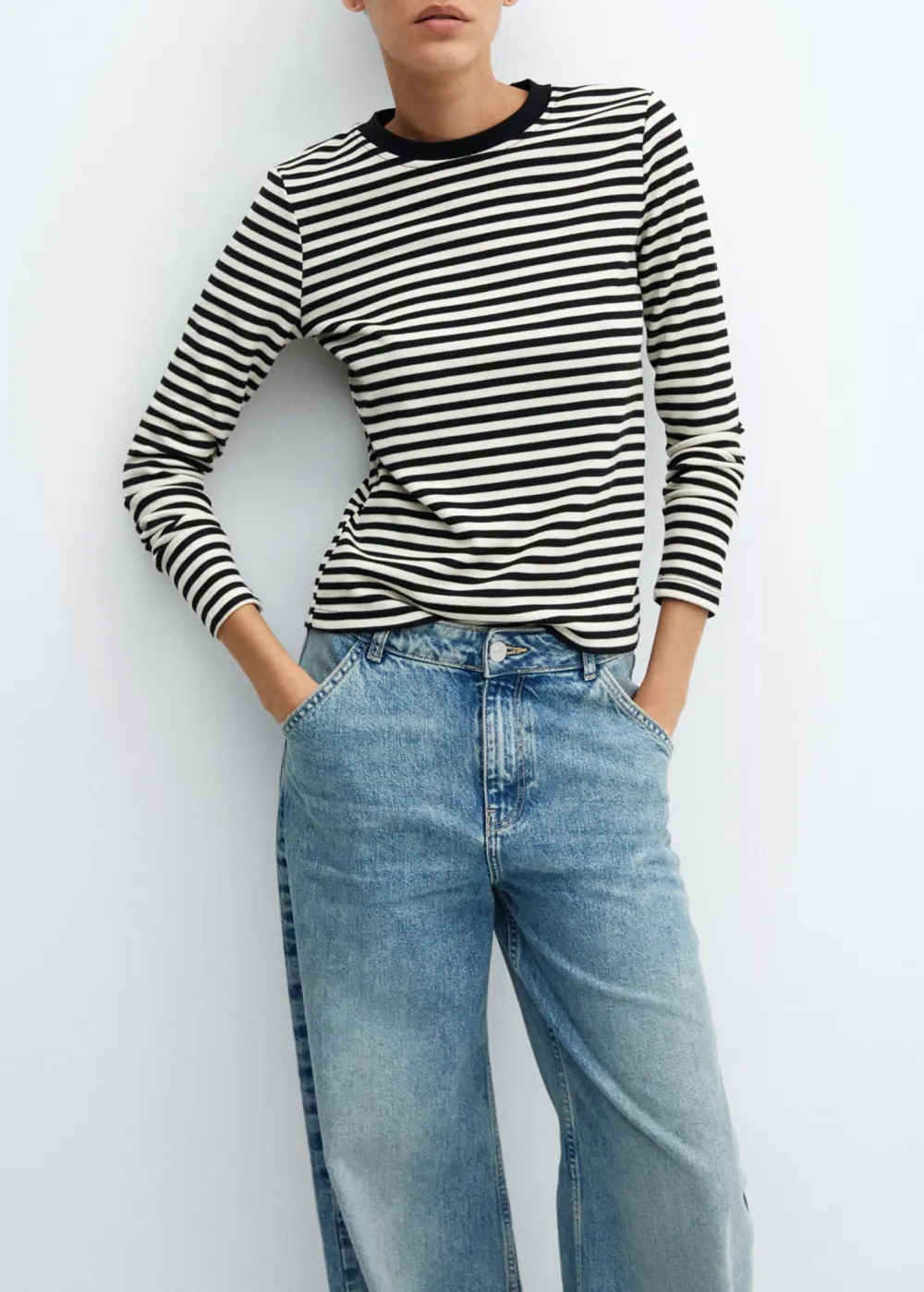 Striped long sleeves t-shirt