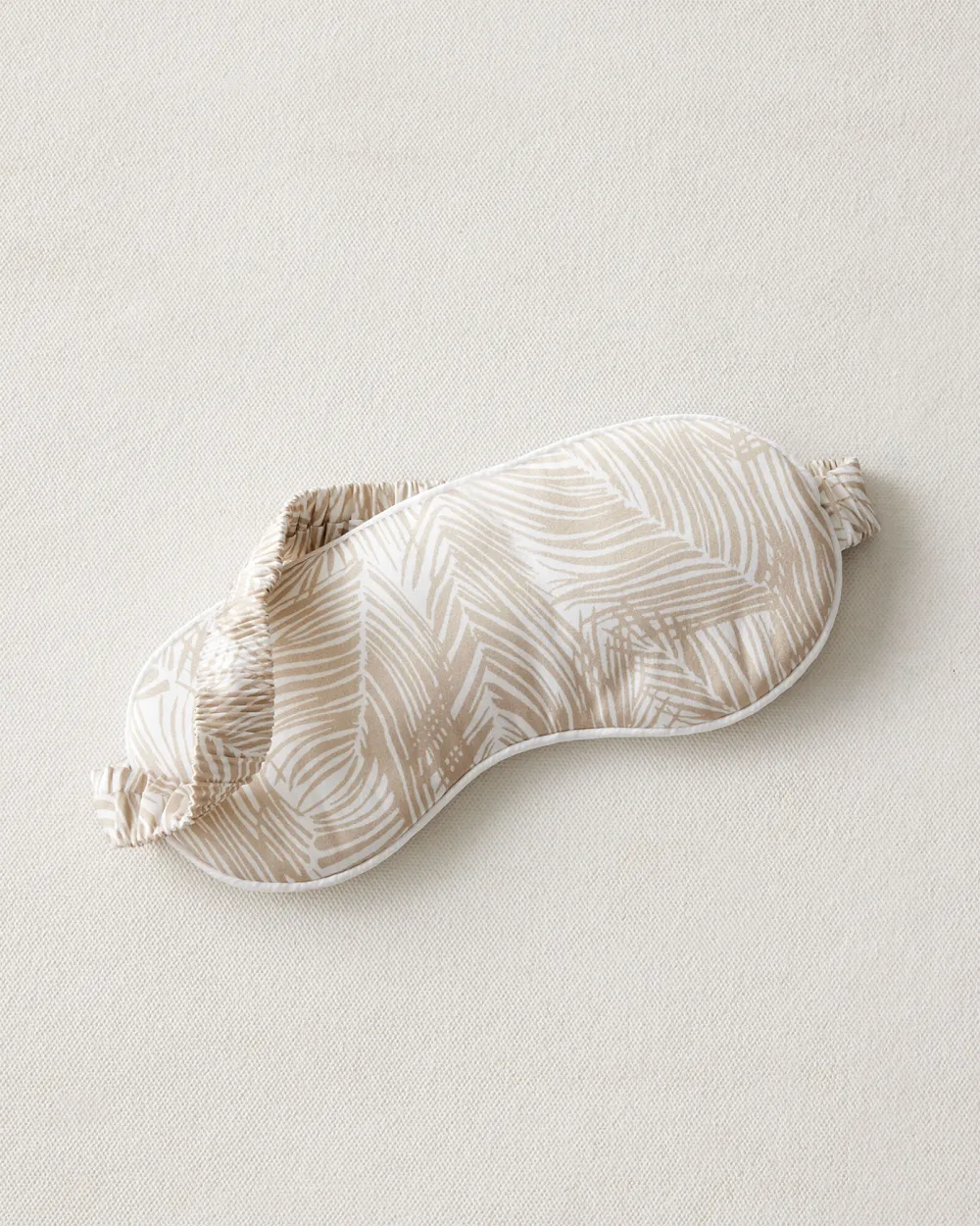 Washable Silk Fern Print Eye Mask