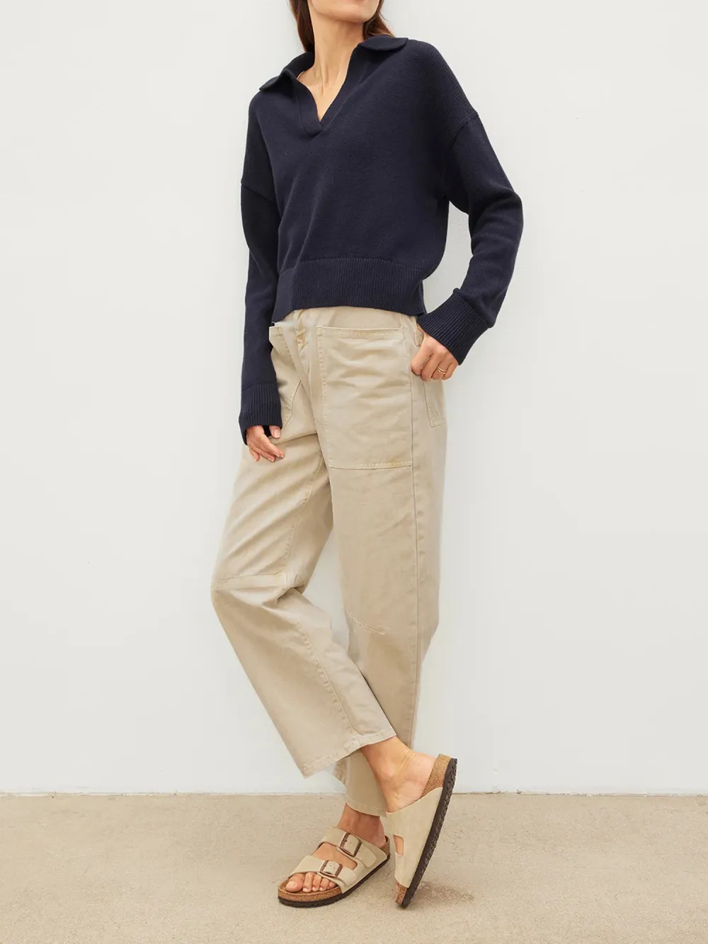 Brylie Sanded Twill Utility Pant