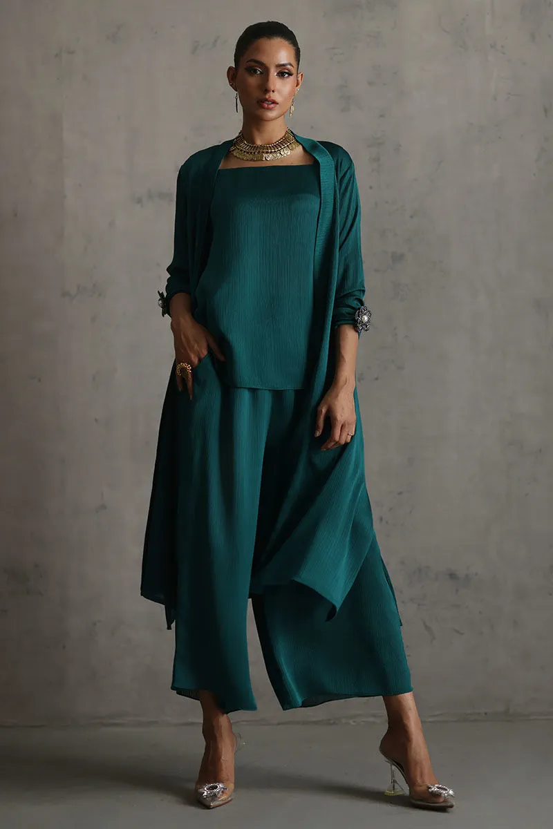 Ladies silk ensemble